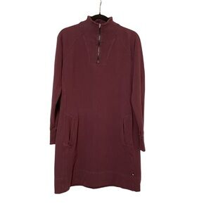 American Giant Women’s Moto Dress- Plum